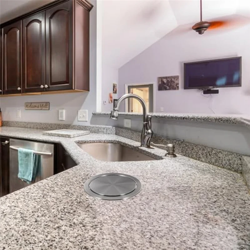 AY03-غطاء سلة المهملات حلقة مهملات بسيطة جزءا لا يتجزأ من كونترتوب غطاء دائري غطاء سلة المهملات صغيرة للمطبخ الحمام Offi