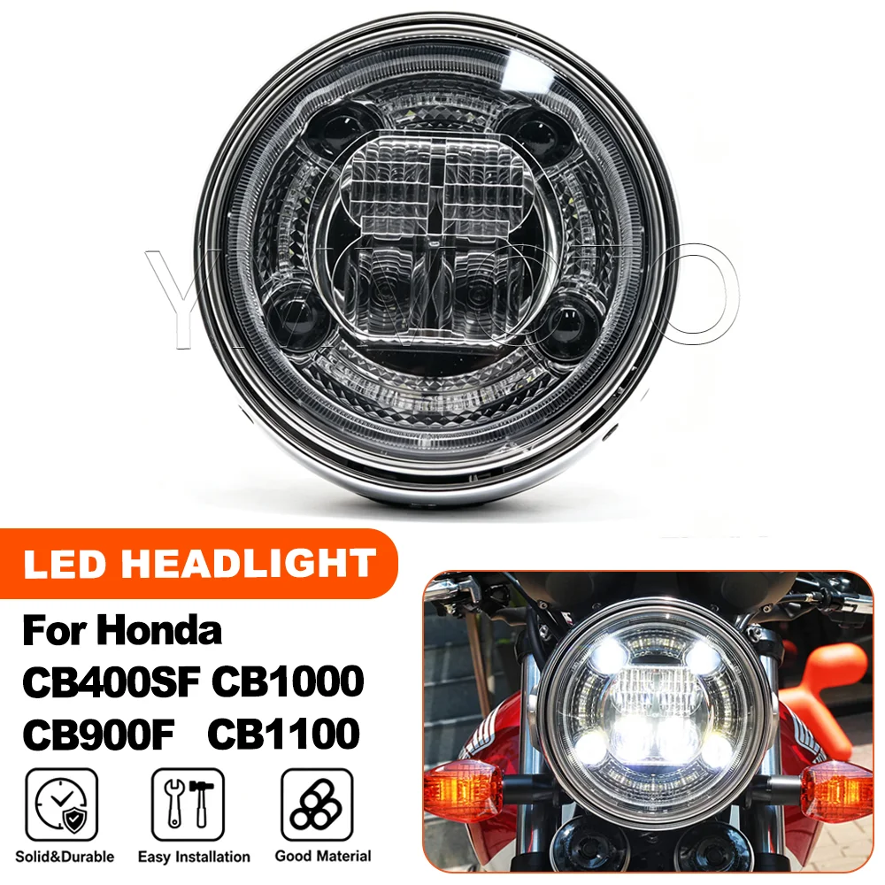 Motorcycle Led Headlight Projector For Honda CB400SF CB 400SF Hyper VTEC Spec Revo CB1000 CB900F Hornet 900 919 CB1100 Headlamp