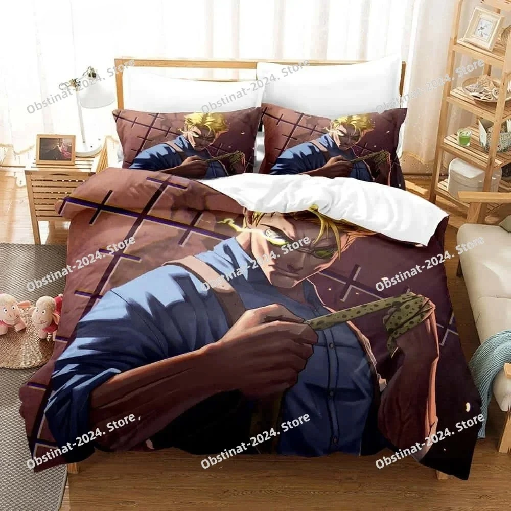 

3d Print Anime Jujutsu Kaisen Kento Nanami Bedding Set Duvet Cover Sheet Pillowcase Bed Soft Quilt Cover Full Queen King Size