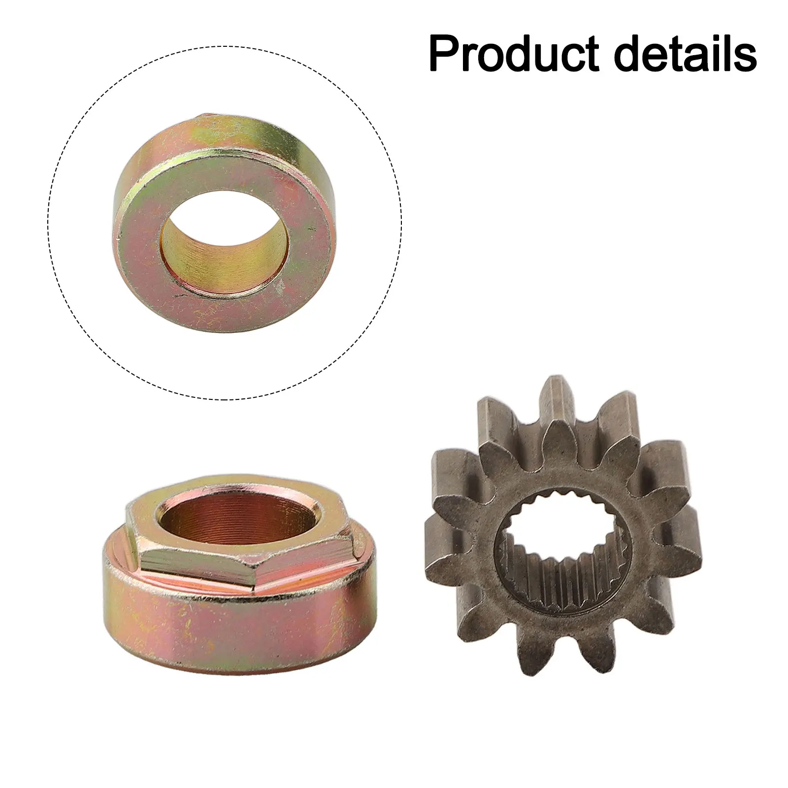 Replacement Pinion Gear and Bushing For For CADET Models 7171554 74104237A 74104237B Fits 1050 13WQ91AP Series