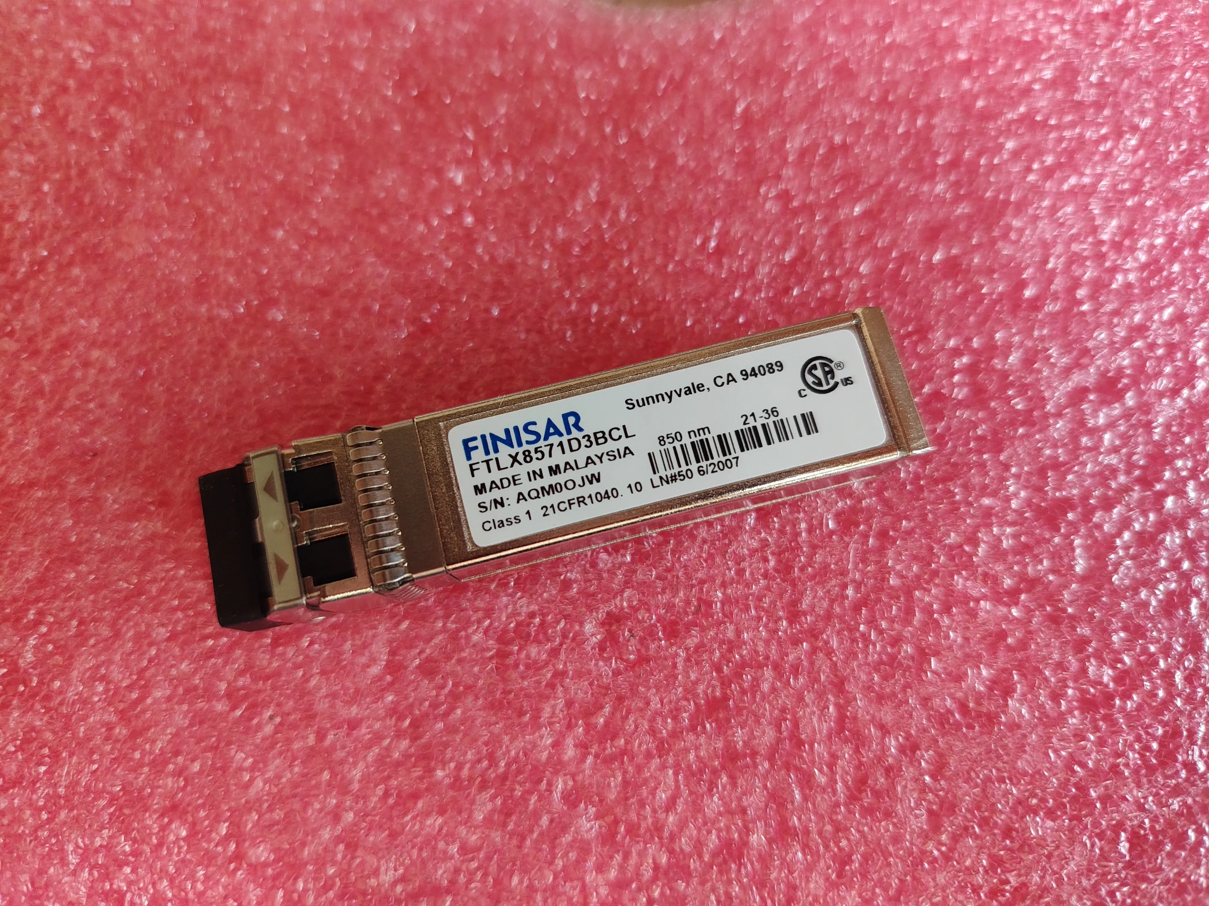 Finisar Fiber 10G Sfp FTLX8571D3BCL/SFP 10g Optical Switch/SR 850NM 10G Network adapter Switch Optical fiber module/Switch SFP