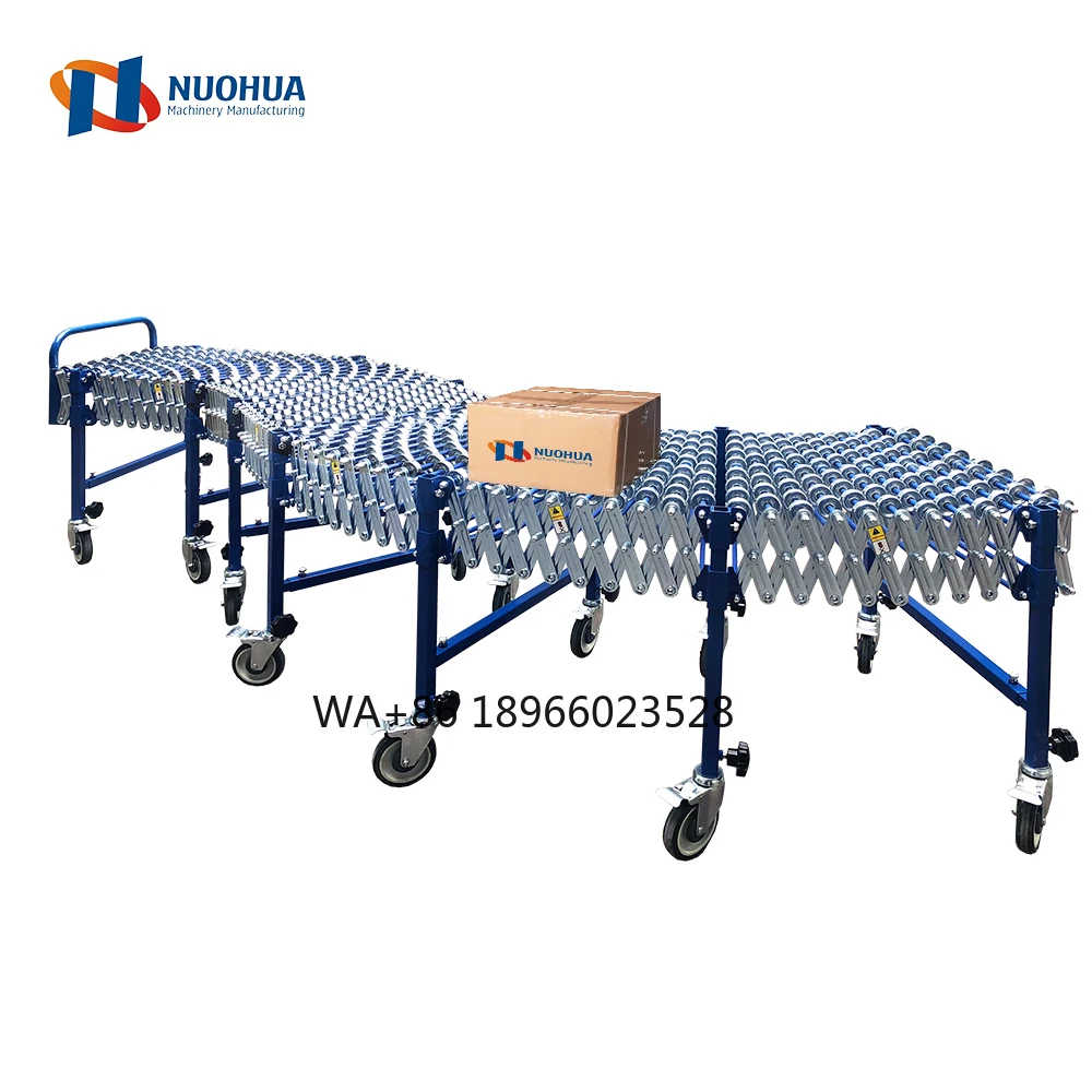 

Roller Conveyor System Telescopic Flexible Gravity Retractable Skate Wheel Conveyors for Warehouses
