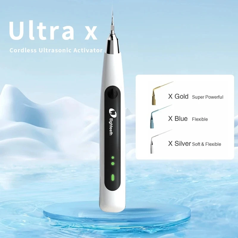 Eighteeth Ultra X Dental Endo Ultrasonic Activator Endo Irrigator Tooth Irrigation Instrument with 6 Tips Dentistry Tool
