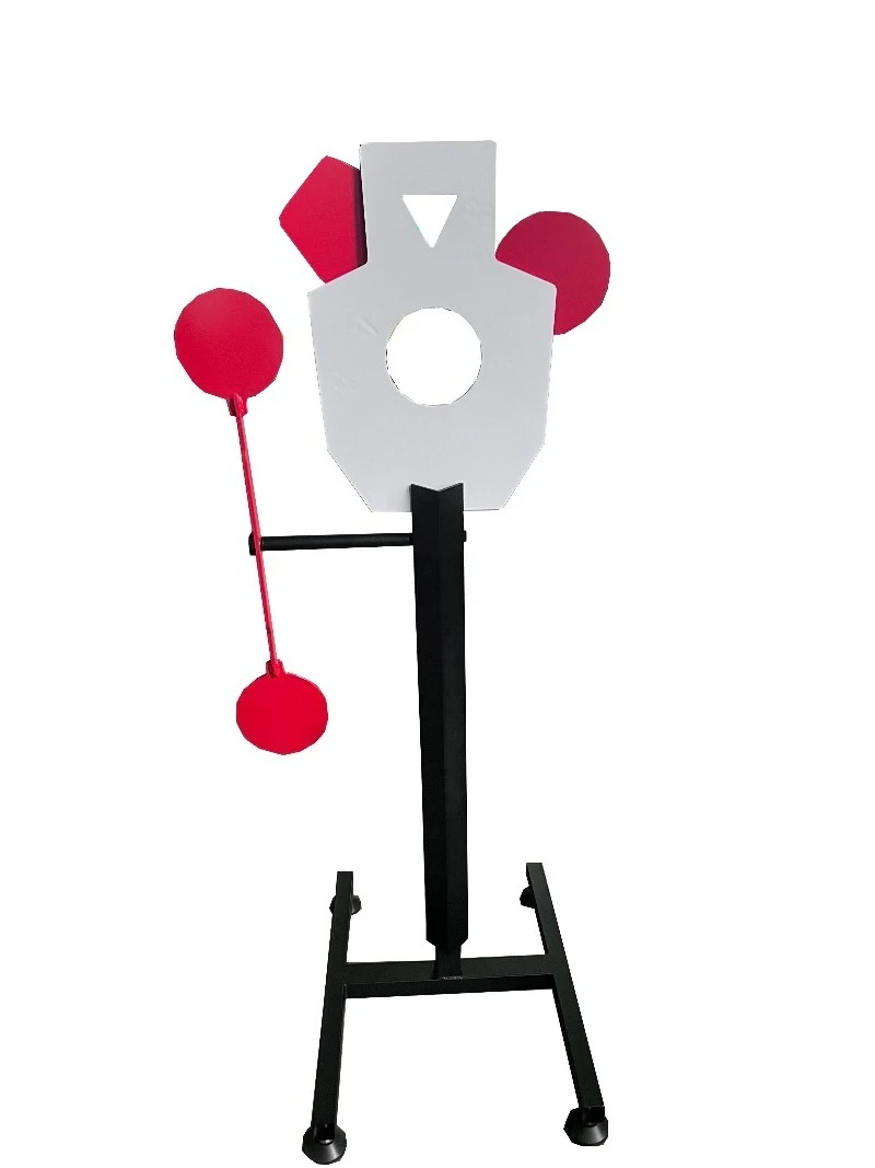 Reactive Target Outdoor Range IPSC Competition Steel Training Equipment Auto Rest Wind Resistance Level 6 Wireless