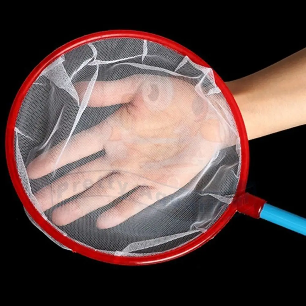 New Plastic Tiny Fish Tank Net Soft Food Residue Debris Fine Net Mesh Random Color Skimming Net Small Ponds