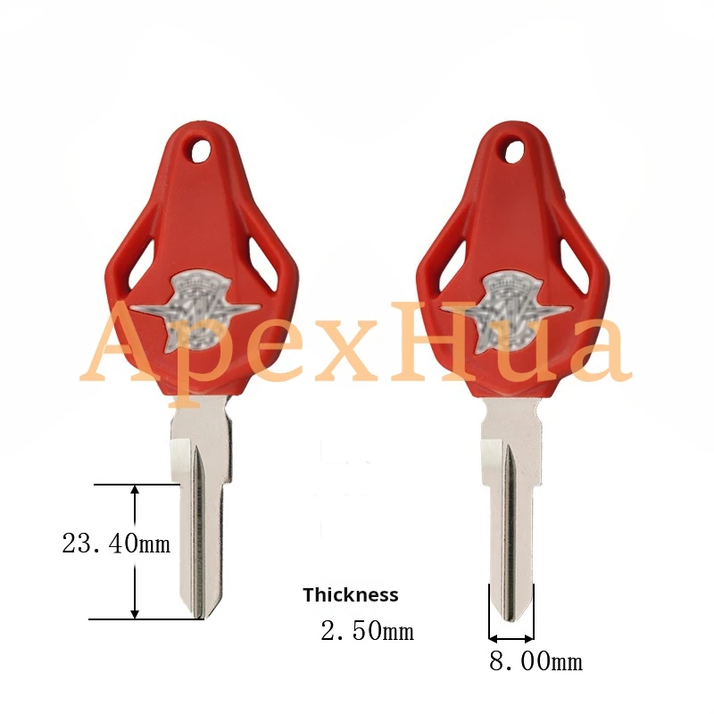 for:  Agusta MV800 F3 F4 Sports Car RVS 1090 Key Embryo Chip Installable High-Quality Car Remote Key Blank