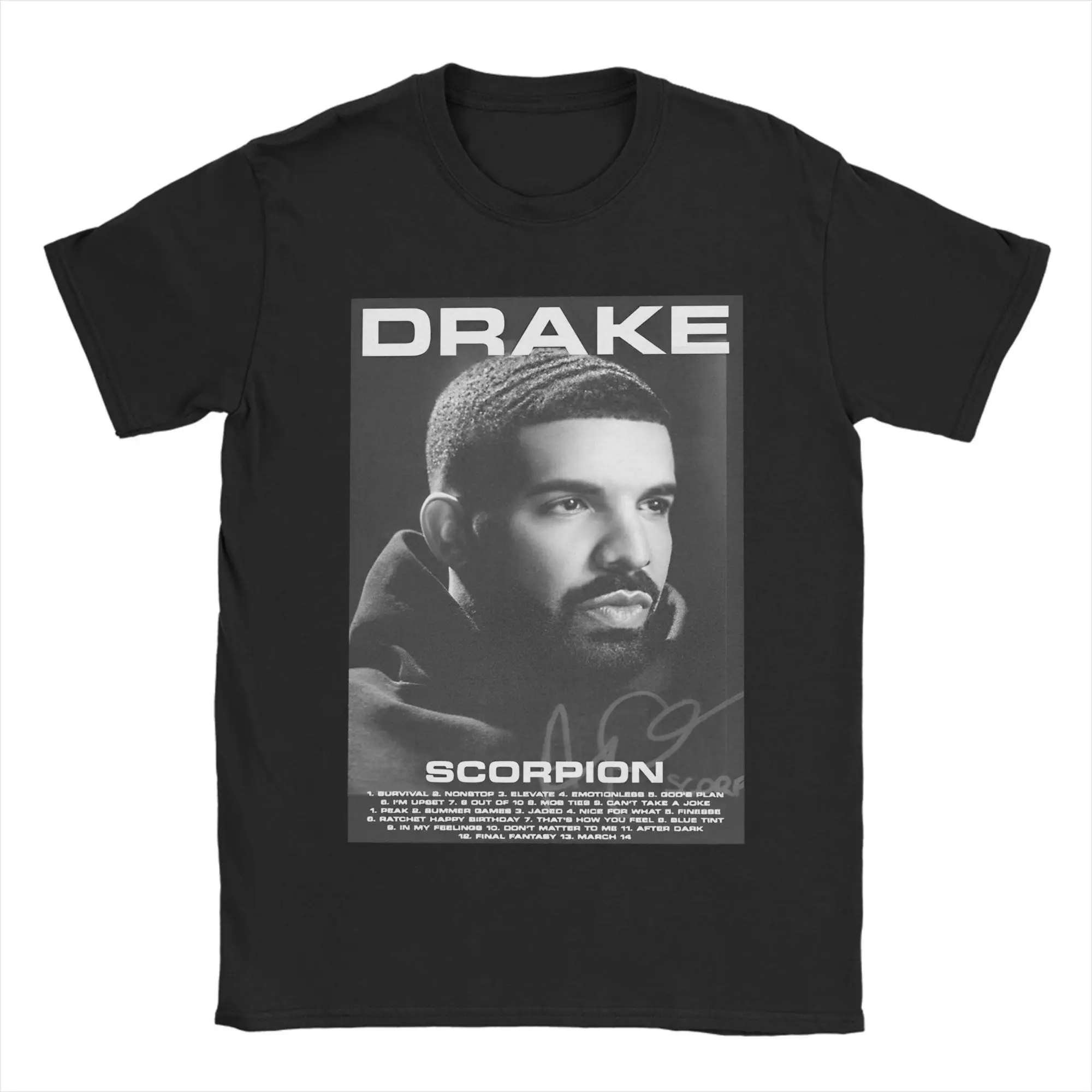 

Harajuku T-Shirt Summer Canada Rapper Drakes Scorpion Fashion T-Shirts Cotton Tshirt Adult Y2K Funny Plus Size Short Sleeve Tees