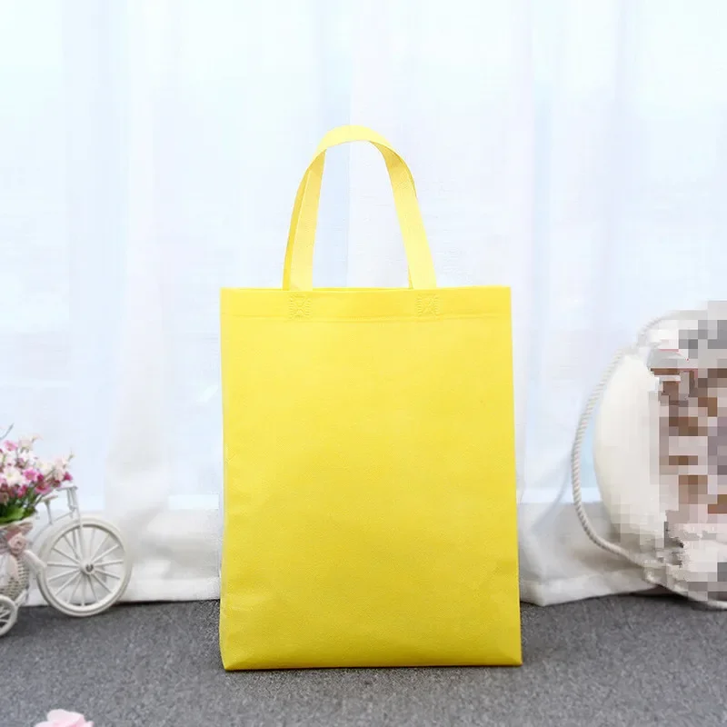 Shopper Bag Eco Friendly Women Tote Bag Foldable Recycling Fabric Non-Woven Grocery Shopping Bag Case Pouch