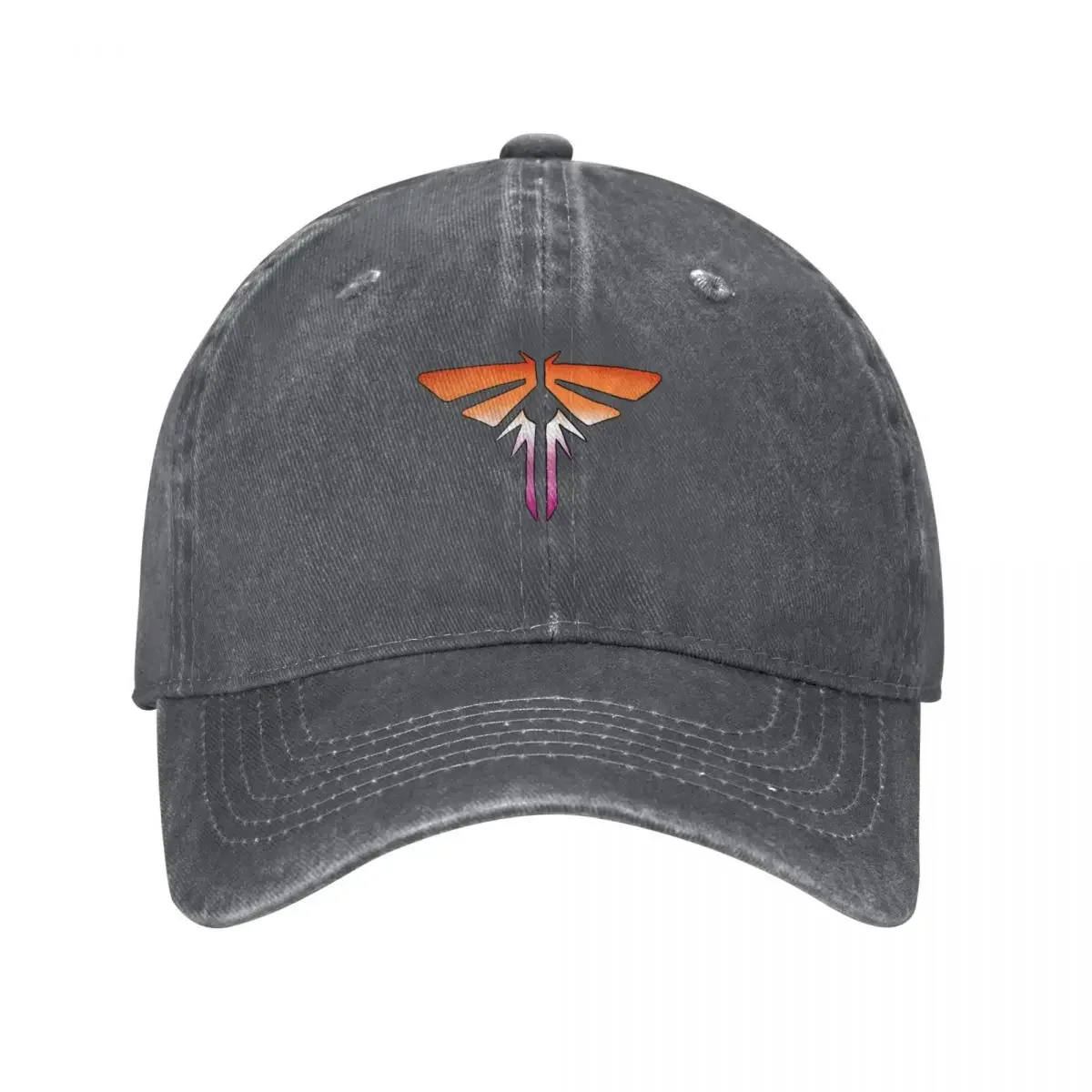 TLOU The Last Of Us fireflies logo lesbian pride flag colours Baseball Cap sun hat New In Hat Women's Beach Outlet Men's