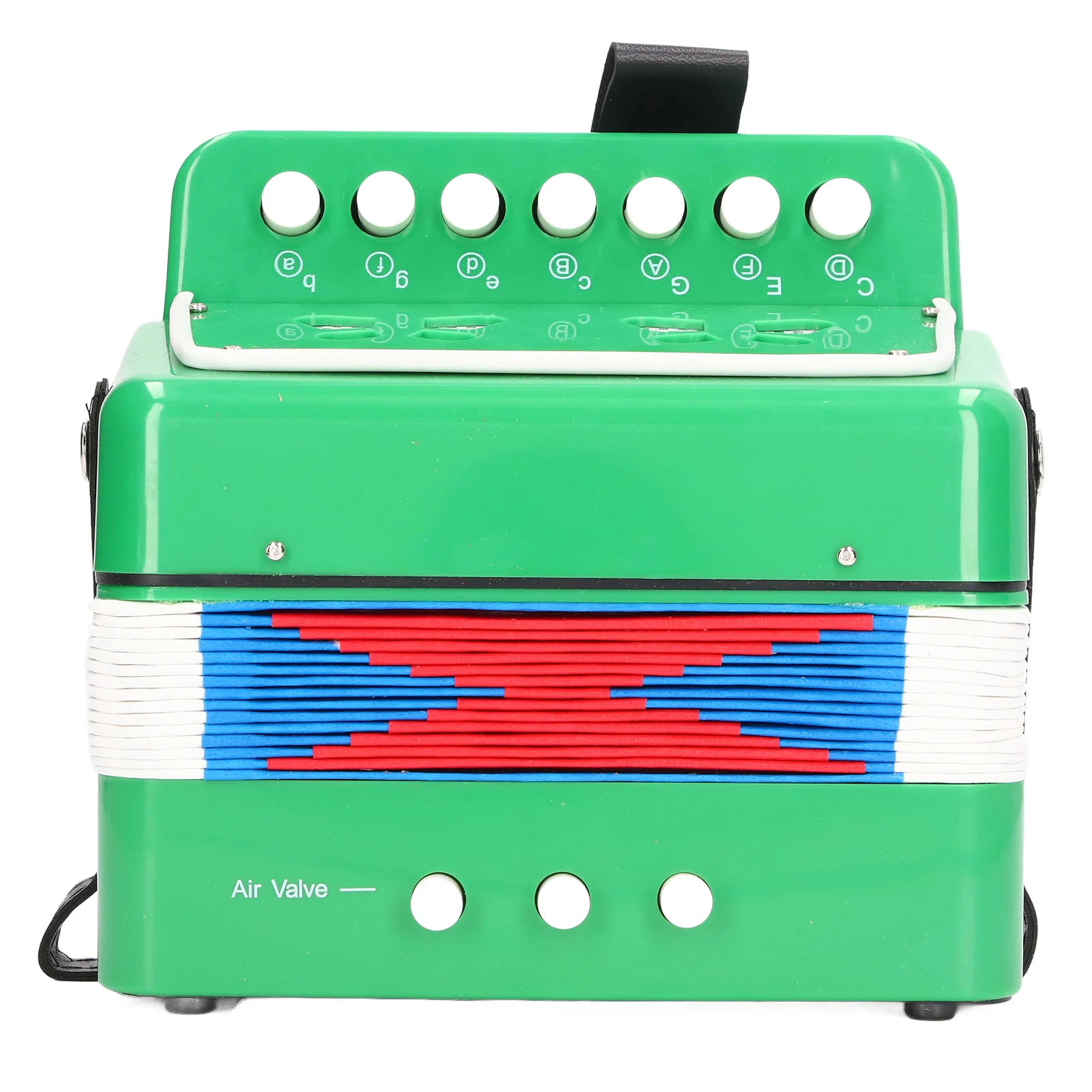 Ensemble accordéon vert pour enfants, jouet musical, cadeau d'anniversaire, 10 prédire