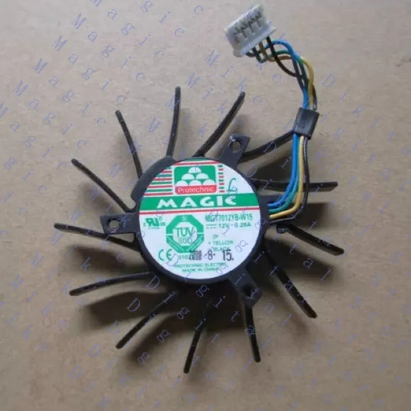 

UU MGT7012YB-W15 12 В 0,28 А 65 мм диаметр 32 мм, шаг 4-линейный вентилятор видеокарты