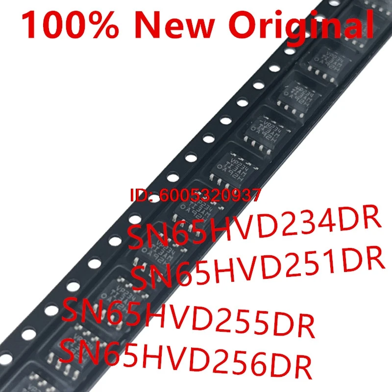 10piece  SN65HVD234DR  VP234 、SN65HVD251DR  VP251 、SN65HVD255DR  HVD255 、SN65HVD256DR  HVD256  New bus CAN transceiver chip