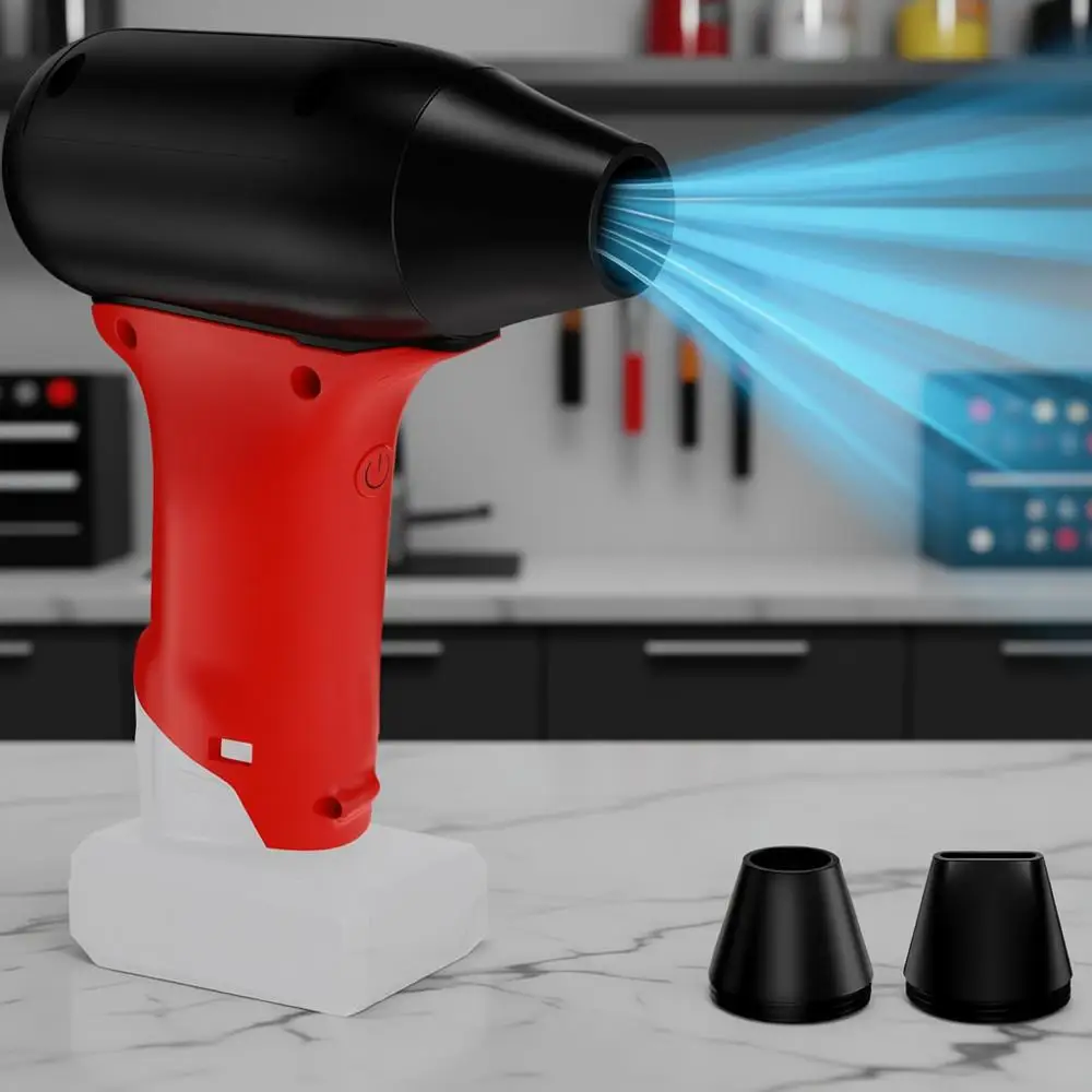 

12V Lithium Battery Powered Jet Dry Blower, 130000RPM Air Duster, 3 Gear Adjustable, Jet and Mini Blower for Tools, Car, Compute