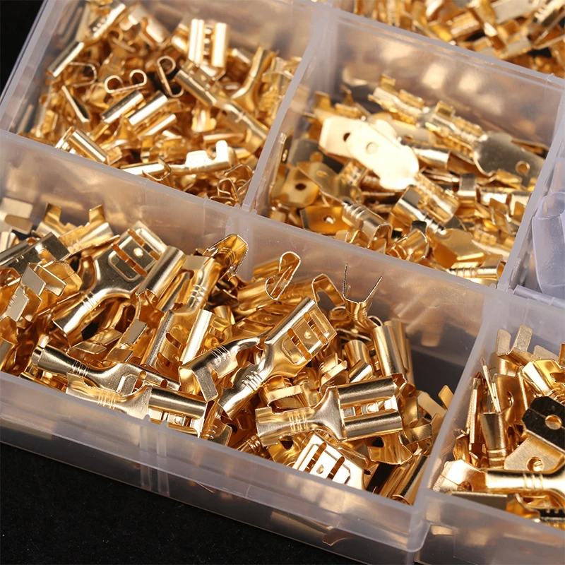 1 مجموعة الذهب/الفضة لرسو السفن محطة كابل العارية محطة الربيع إدراج غمد محطة الذكور والإناث زوج محطة