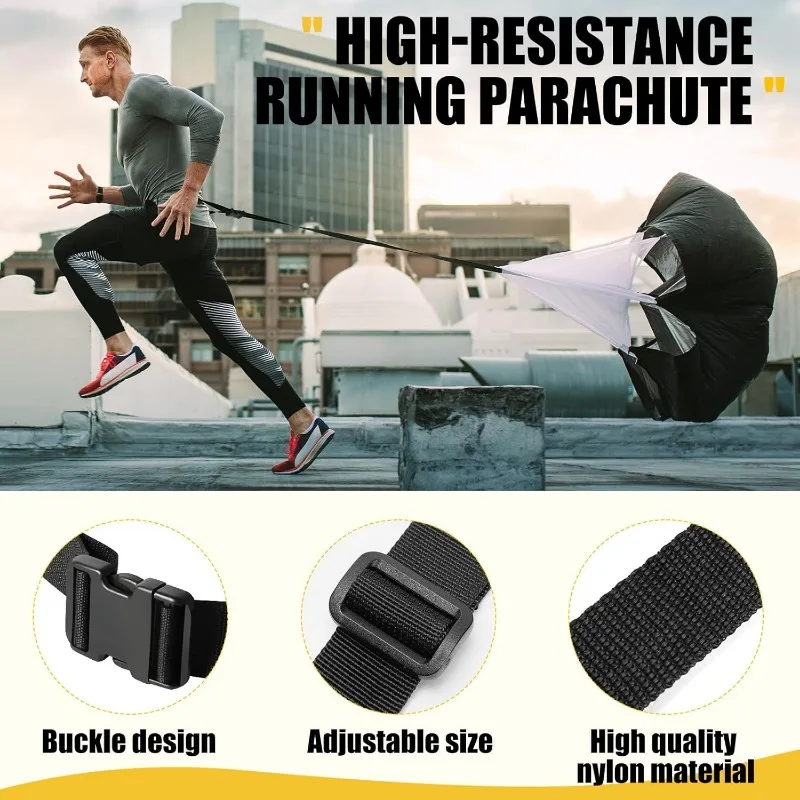 Agility Speed Training Equipment Set - 20ft Speed Ladder, 12 Cones, 4 Adjustable Hurdles