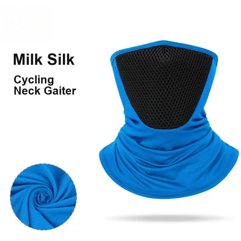 Riding Sun Protection Face Mask Thin Breathable Integrated Neck Cover for Men Women Summer Outdoor Sports