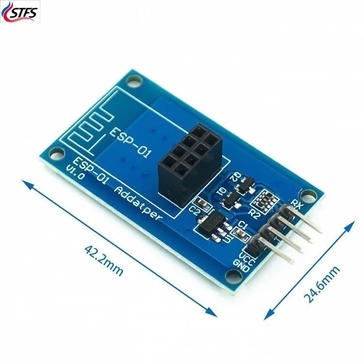 ESP8266 ESP-01S Seriële Draadloze WIFI Module Voor Arduino Transceiver Ontvanger Adapter Board voor Raspberry Pi ForUNOR3 Een 3.3V 5V