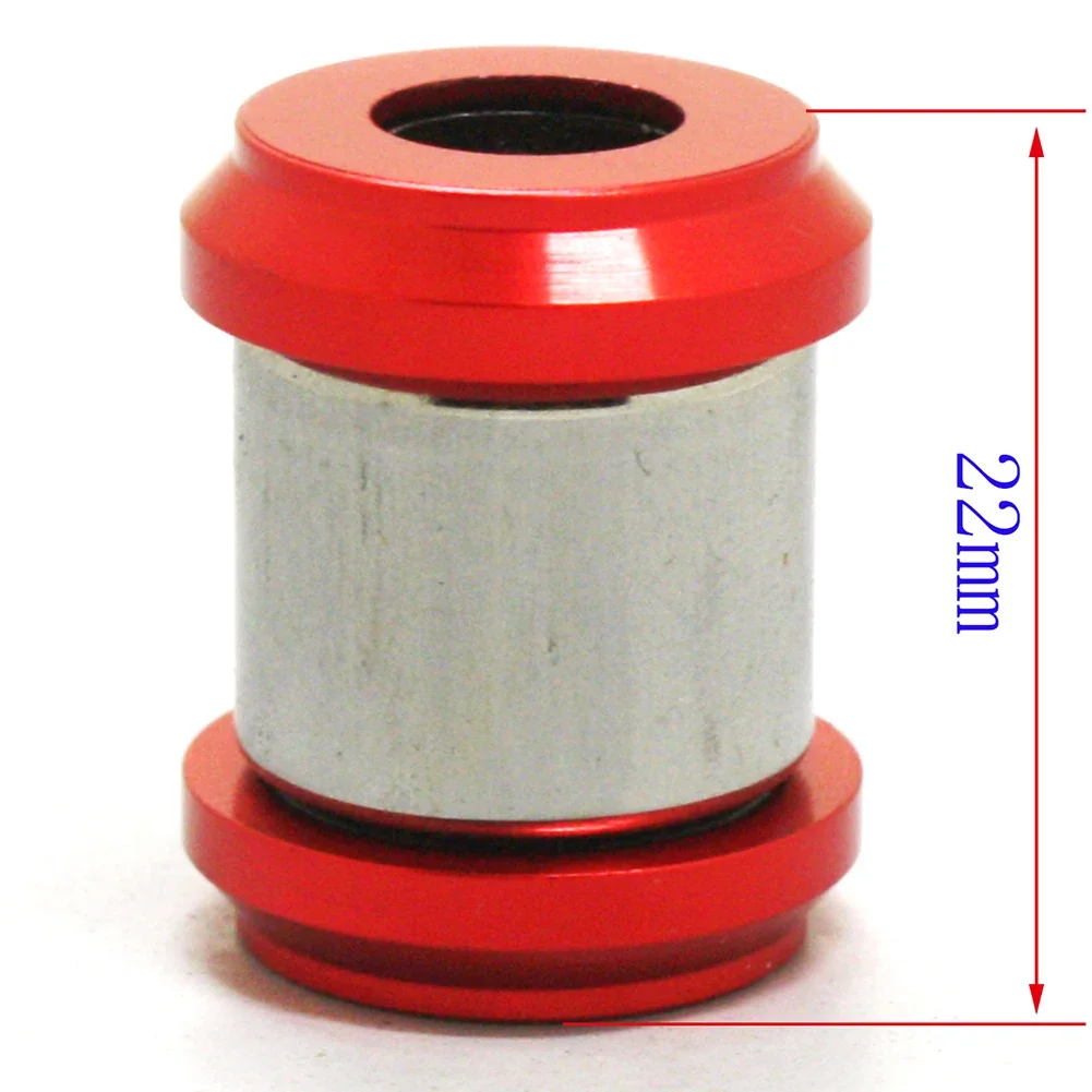 Needle Roller Bearings Bushing 25.4mm Silver+red Soft Tail Suspension Aluminum Alloy Bike For FOX/DT-SRAM/MAGURA