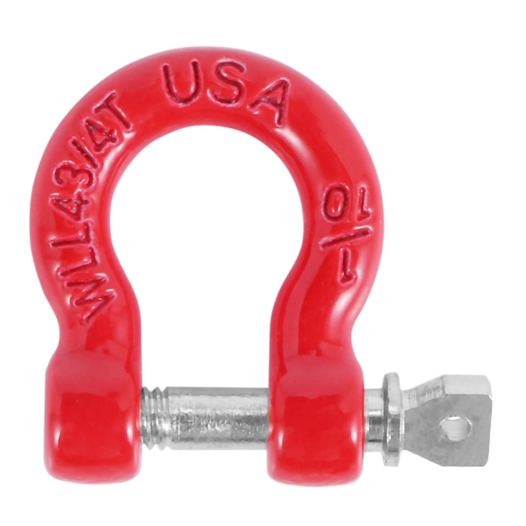 8Pcs Metal Front Rear Bumper Trailer Hook Tow Shackle Rescue Hook for 1/10 RC Rock Crawler Car Traxxas TRX4 TRX-4 SCX10