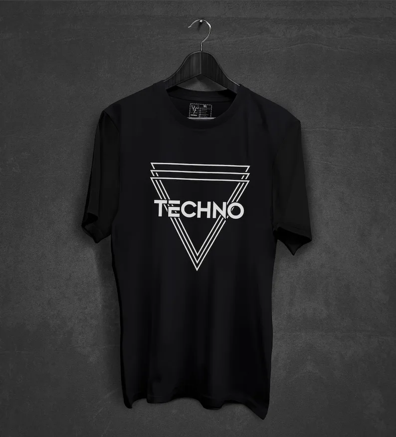 Techno Tshirt Rave Festival Outfit Rave Tshirt for Men Party Shirt for Women Rave Wear Techno Clothing Gift For Techno Lovers