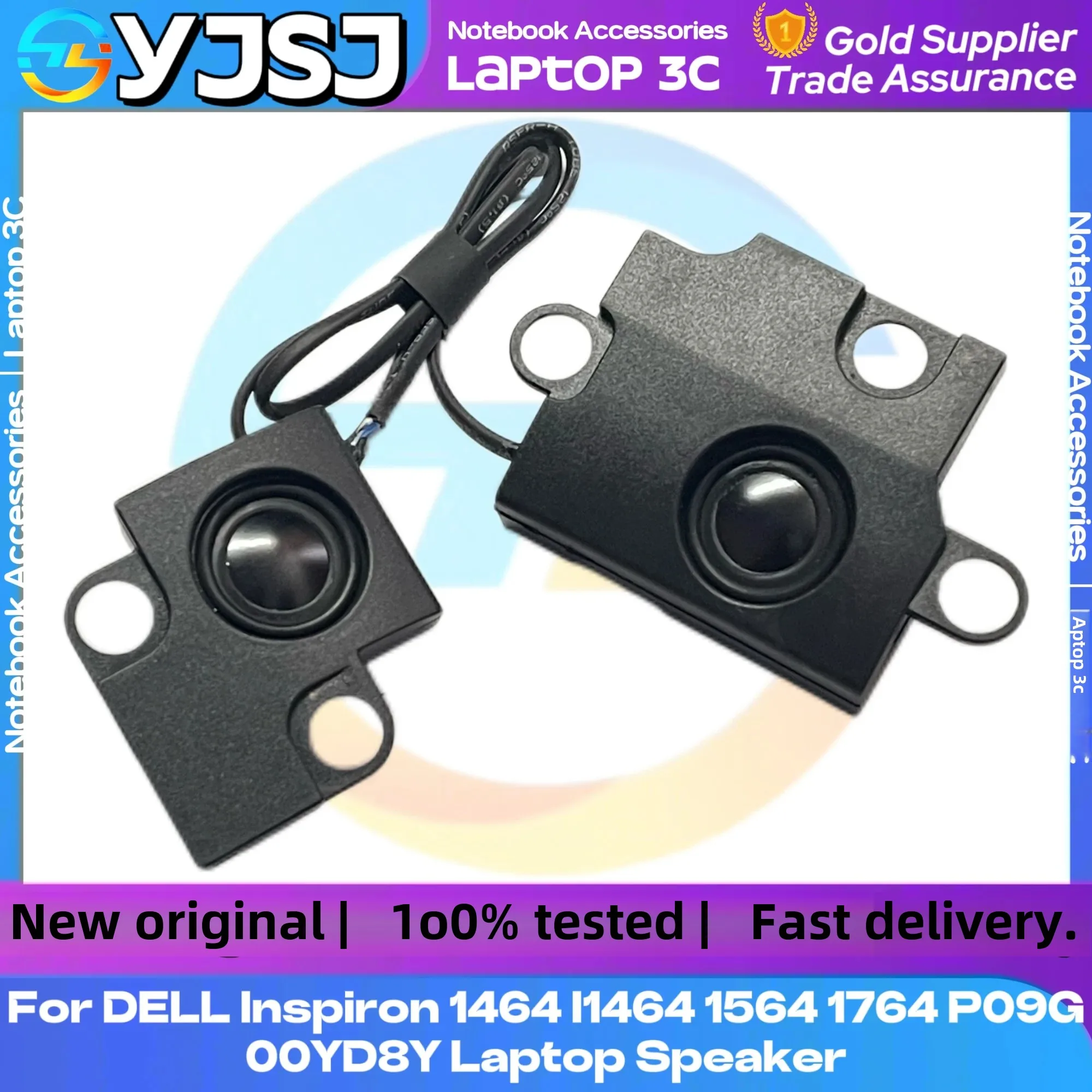 

New Left & Right Speaker for DELL Inspiron 1464 I1464 1564 1764 P09G Speaker 0YD8Y 00YD8Y