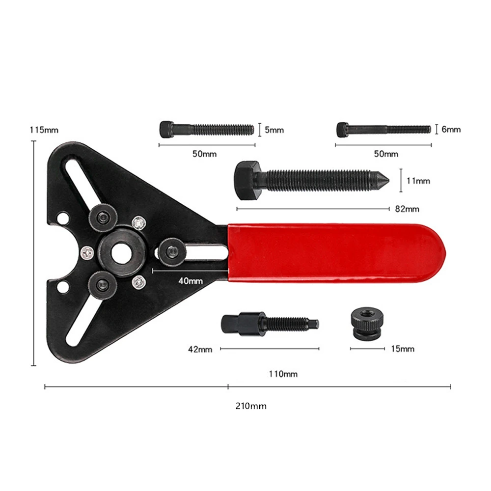 R134a Universal Car Air-conditioning Repair Tool Wrench A/C Compressor Clutch Remover Tool Kit Hub Puller Auto Tool