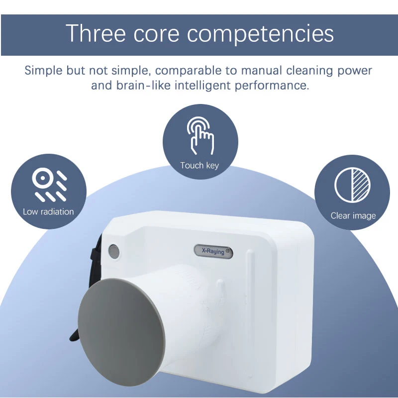 Machine à rayons X dentaire portable, écran tactile, faible rayonnement, unité de radiographie dentaire, système d'imagerie X, fournitures dentaires, 60KV, HD
