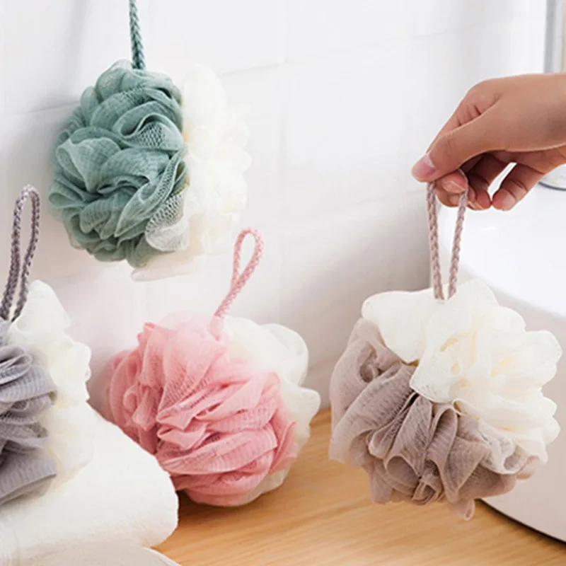 5pcs Bath Sponge Ball Multicolor - Foaming Shower Loofah Exfoliating Body Scrubber, Soft Bath Ball for Women Men Skin Care Gift