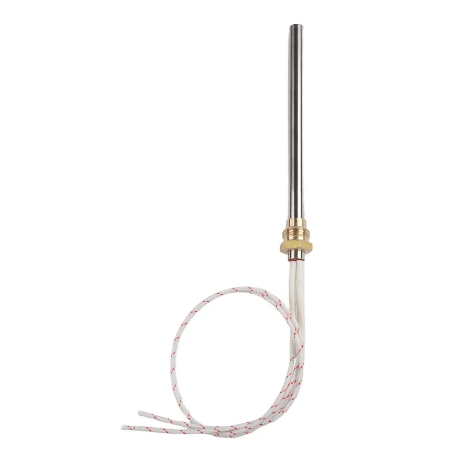 Pellet Furnace 220V Ignition Component Stainless Steel 10mm Diameter 3/8 inch Threaded Connection for Stable Operation