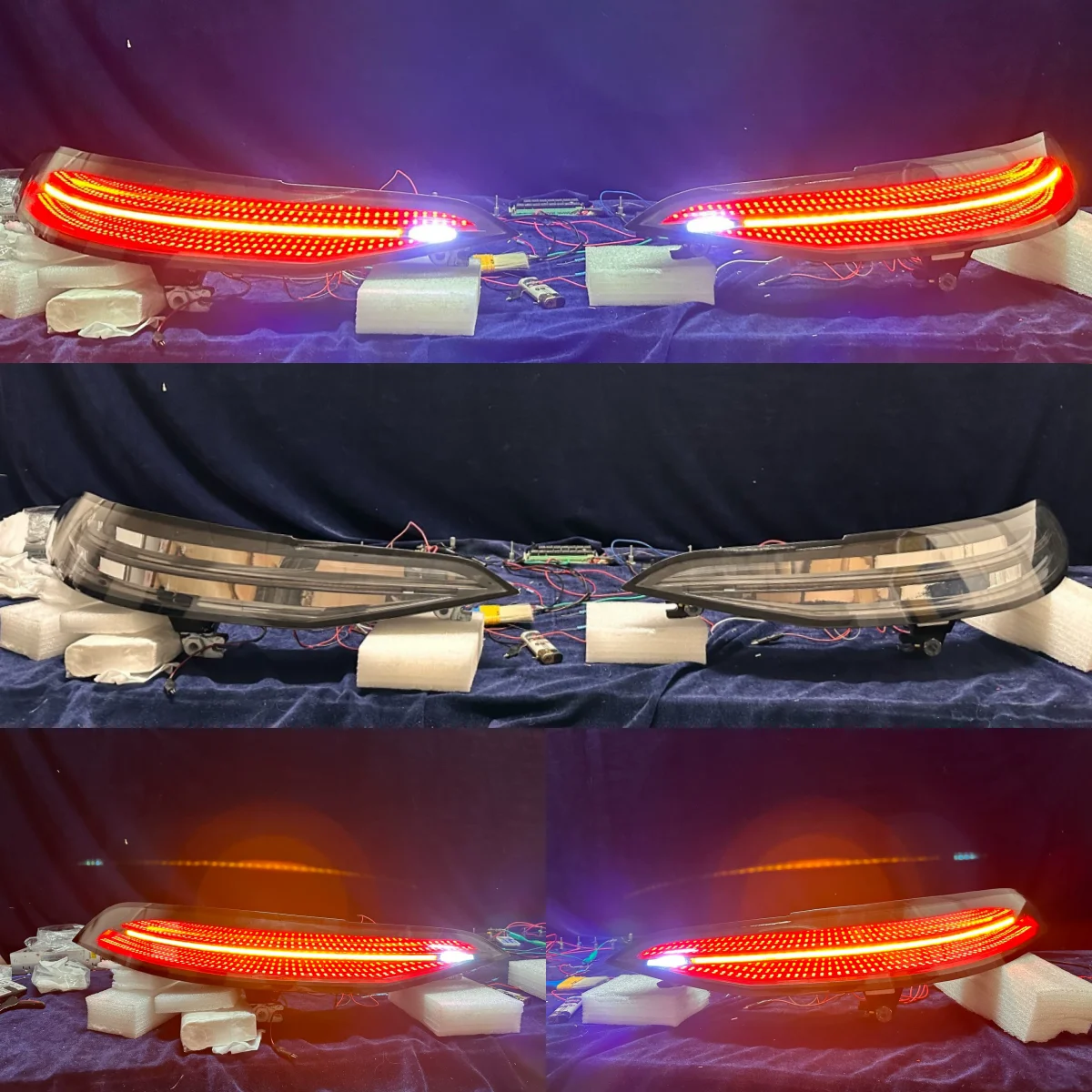 Colorful LED TailLight Assembly for Mercedes-Benz AMG GT50 GT43 with changeable Light Turn Signal custom Car Accessories