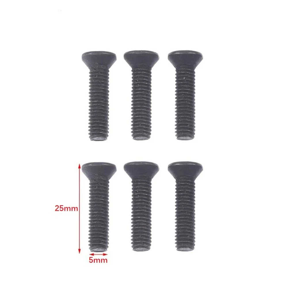 Brand New Fixing Screw Drill Chuck M5/M6*25mm Machine Metal Power Tools Shank Thread 6pcs Adapter Anti-thread Bits