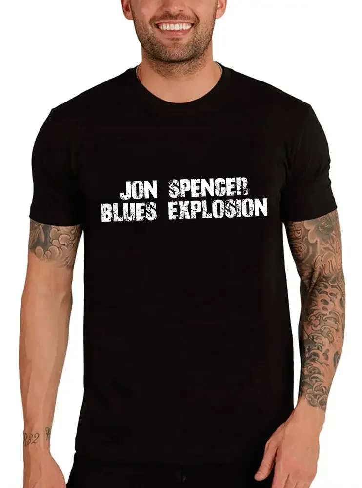 

Jon Spencer Blues Explosion, экологически чистые футболки унисекс ограниченного выпуска для мужчин и женщин, короткие летние футболки, повседневные хлопковые футболки