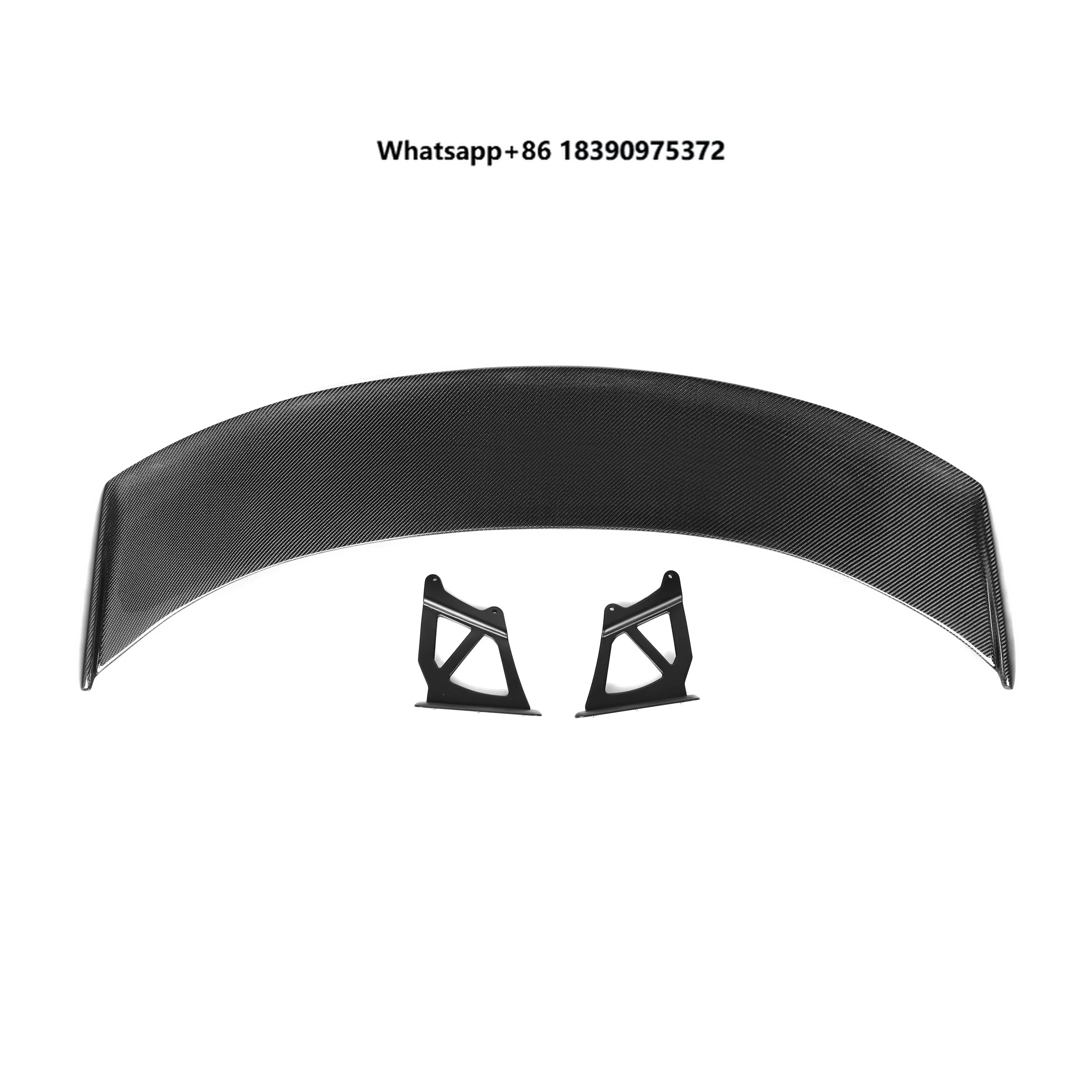 Carbon Fiber G Style Car Rear Spoiler for 718 Good Fitment Side Skirts