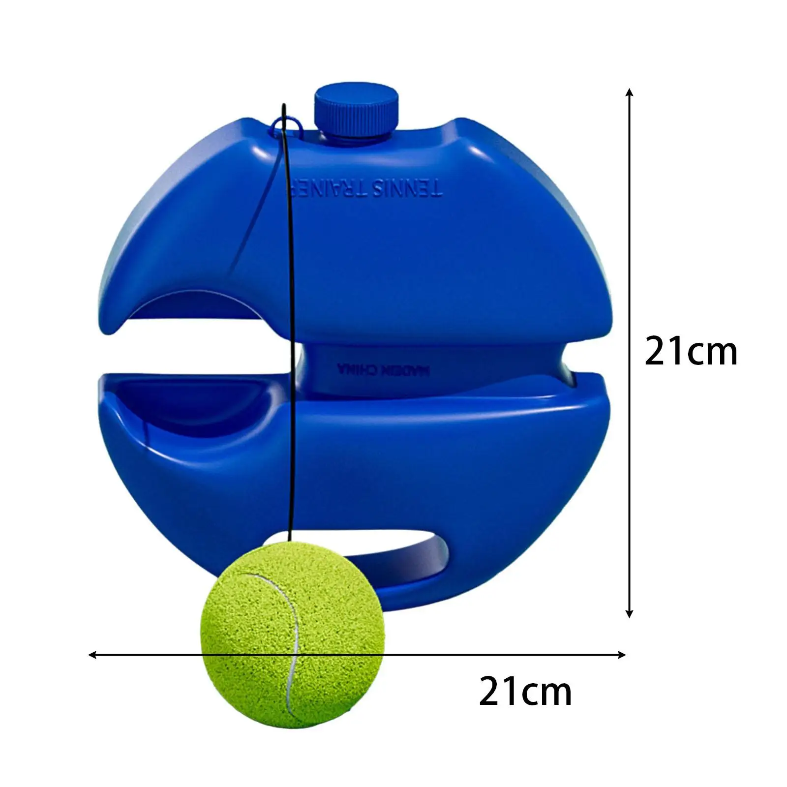 Tennis-Trainer-Ball, einzelner spielender Tennis-Trainer mit Seilball