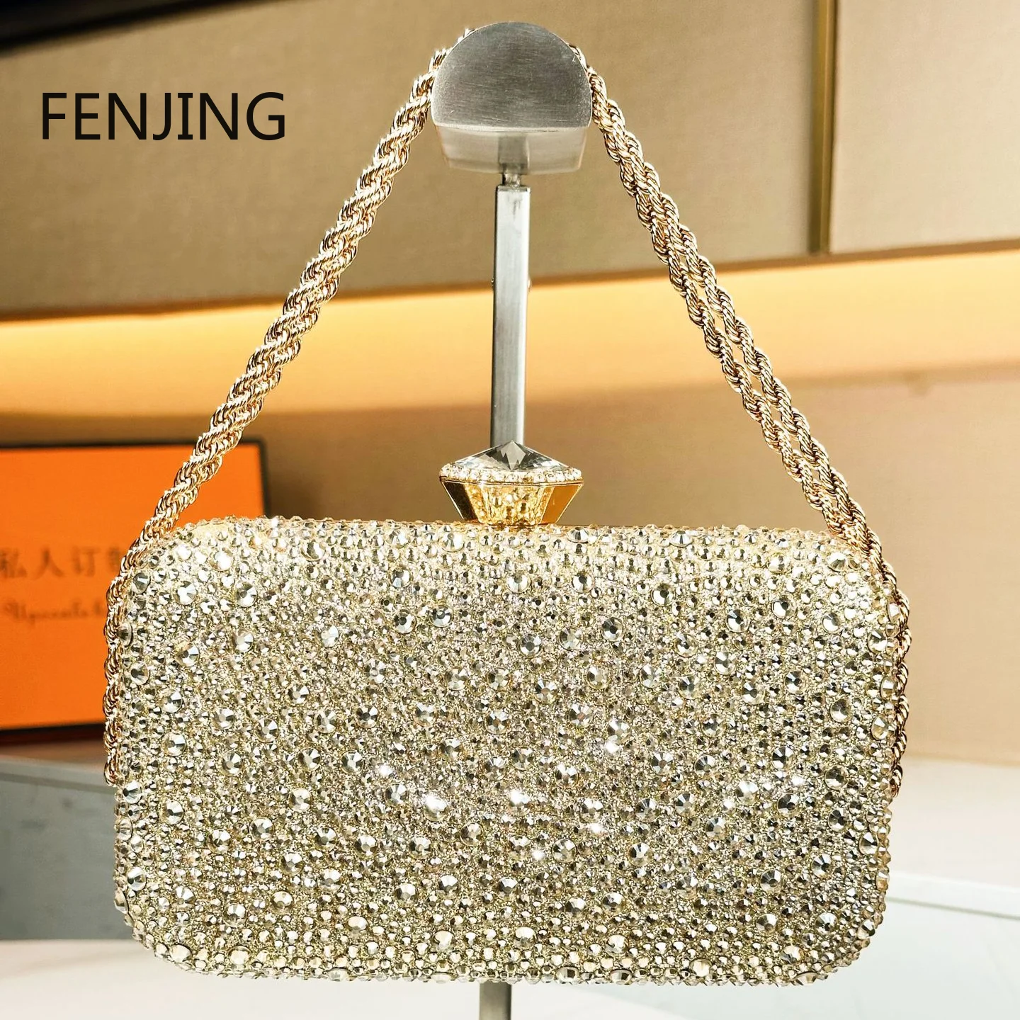 Fashion Luxury Sequin Clutches for Women 2024 New Designer Evening Bags Small Purse Prom Party Chain Shoulder Bag Handbag Bolso