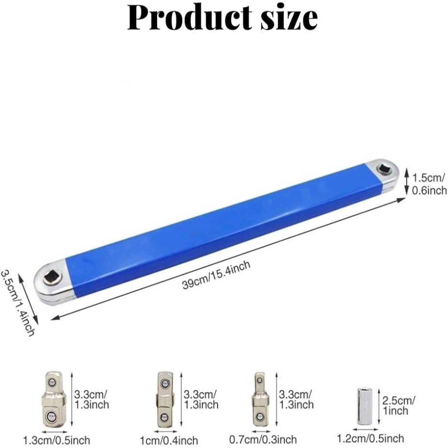 Enhanced Versatile Zero Offset Extension Wrench Tool for Limited Accessibility Areas - Ideal Extended Reach Design for Confined