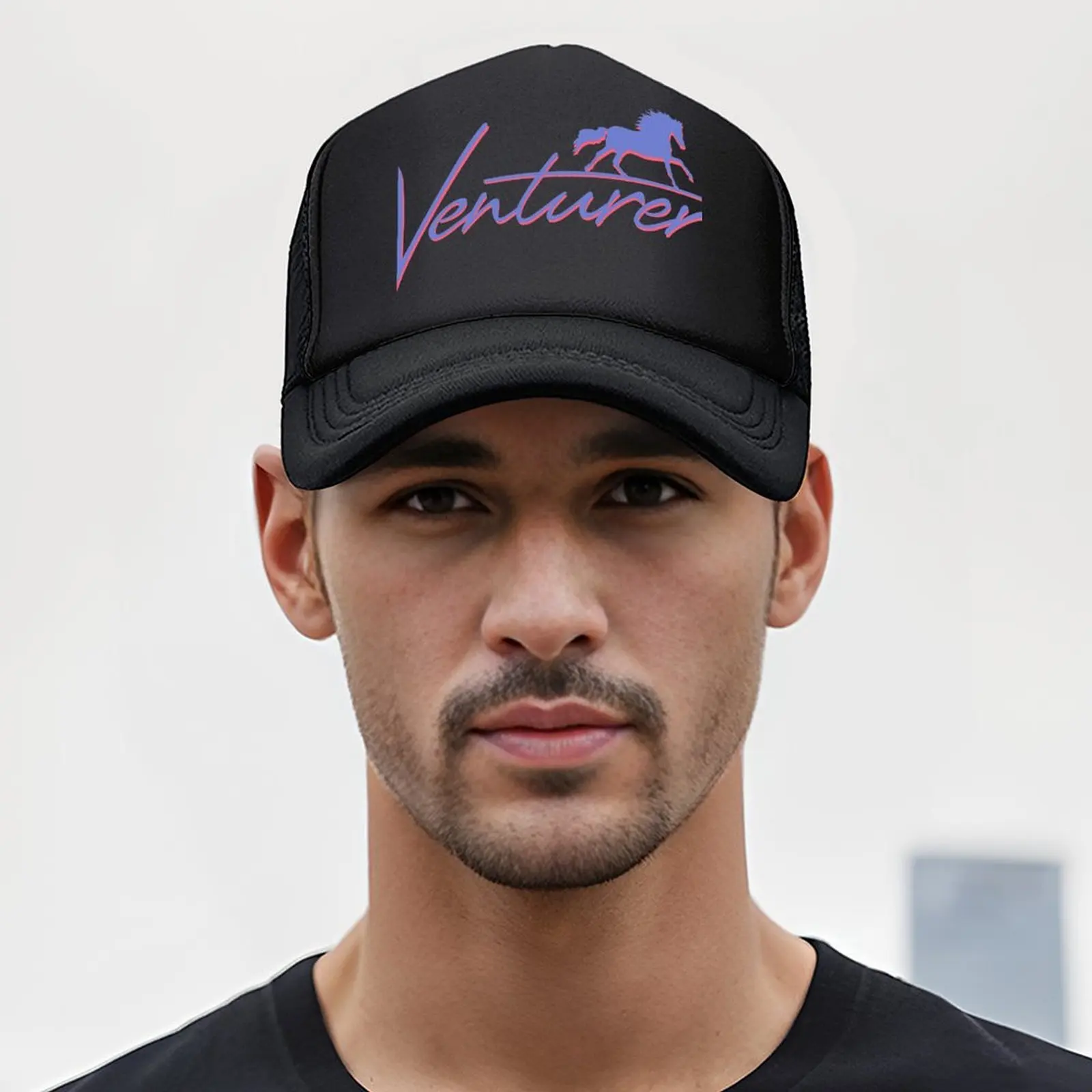 المنافسين شعار المسلسل التلفزيوني Venturer Rupert Campbell-Black Logo Merch تي شيرت قبعة بيسبول قبعات لا تغطي الرأس بالكامل مع عرض صبي المرأة