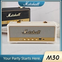 Marshall M30 Retro Wireless Speaker, Outdoor Home Stereo HIFI Subwoofer Speaker IP67 Waterproof Dustproof Sound Box Support