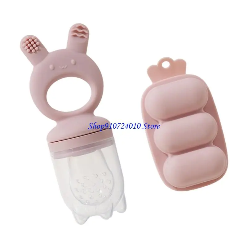 جهاز تغذية فواكه للأطفال 77HD مع صينية تجميد من السيليكون لتخفيف طعام الأطفال #3