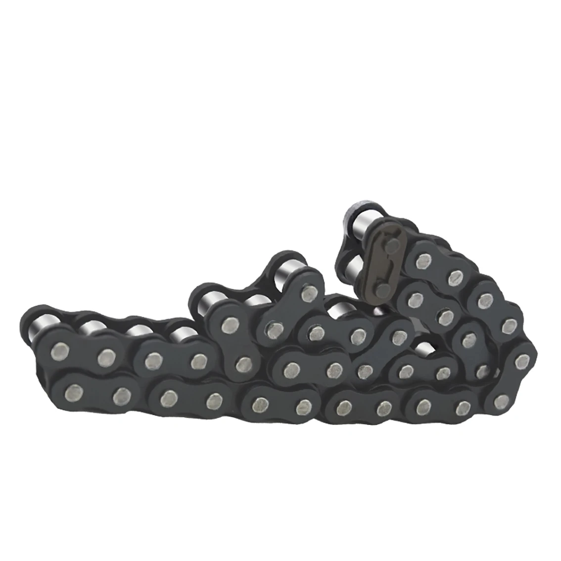 04C-1 Roller Chain Pitch 6.35mm Half/full Buckle Carbon Steel Industrial Transmission Single Row Chain 0.5/1/1.5/5 Meters