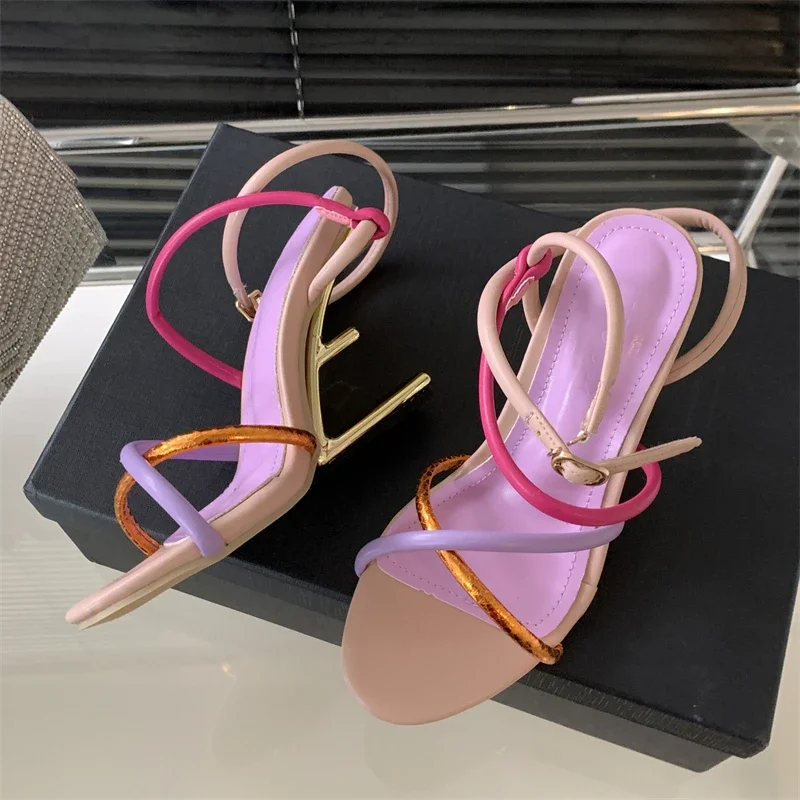Eilyken New Design Narrow Band Buckle Strap Sandals Womens Hollow Out High Heels Sexy Open Toe Banquet Party Shoes Zapatos Muj
