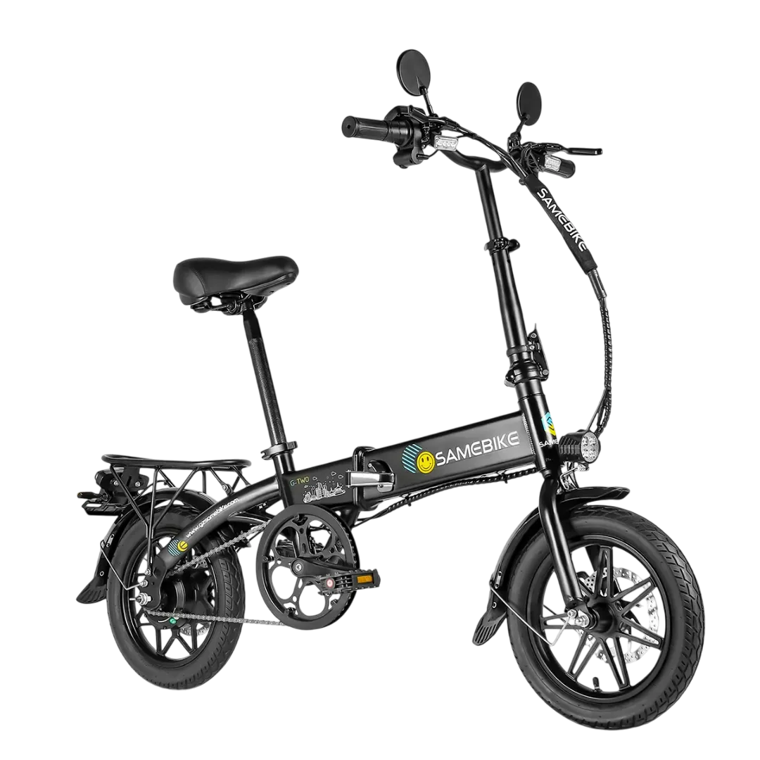 AliExpress SAMEBIKE Folding Electric Bicycle 350W Motor 36V7.8AH Battery Adult And Teen Universa E-bike 14" All-Terrain Tire Electric Bike