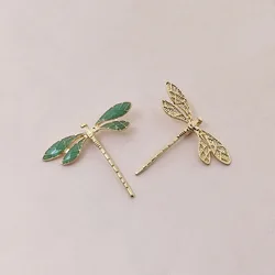 10pcs 42x36mm Fashion Big Green Dragonfly Pendant Charms DIY Accessories Jewelry Bracelet Necklace Charms Pendant