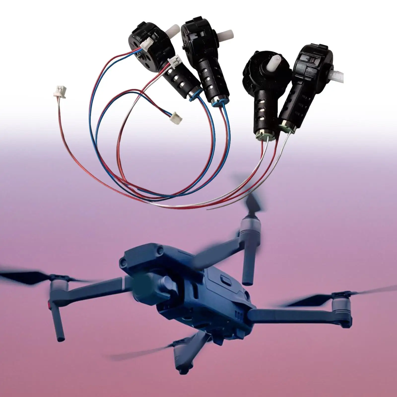4Pcs Motor Parts Engines with Base Replace DIY RC Quadrotor Spare Parts Drone Accessories for Helicopter E99Pro K3 P1