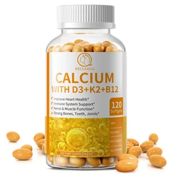 BBEEAAUU Vitamin D Calcium Capsules Helps Calcium Absorption Strengthen Bone and Tooth Improve Osteoporosis Adult Health Food