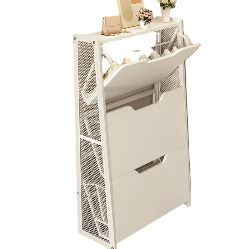 

YY Shoe Rack Home Doorway Simple Shoes Storage with Cabinet Door