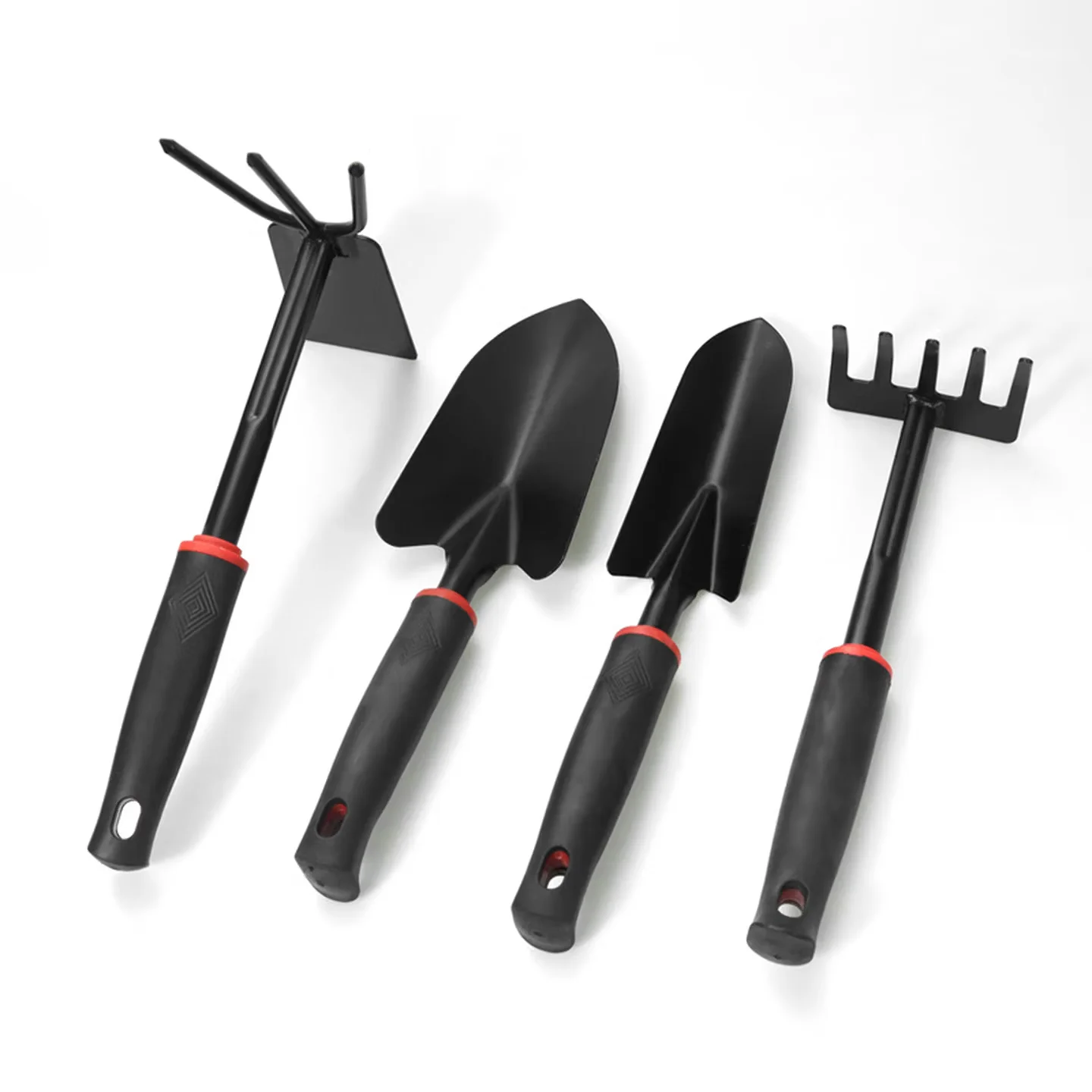 2 In 1 Heavy Duty Hoe Shovel Set Garden Tools for Digging Weeding Loosening Soil Ideal for Balcony Planting Vegetable Flower Gar