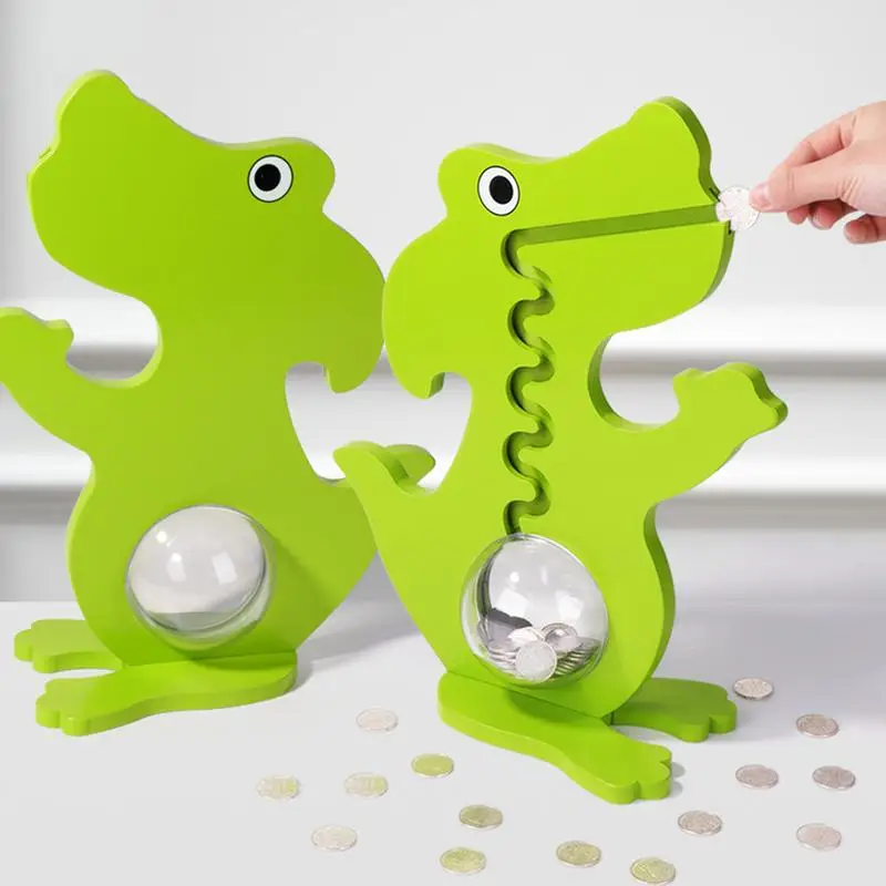 Dinosaur Shaped Piggy Bank Coin Money Saving Box Cute Money Boxes Home Decor Furnishing Articles Crafting