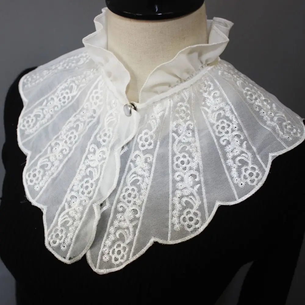 Nuevo Collar falso coreano desmontable para mujer, corbatas decorativas, cuello de camisa extraíble, accesorios de cuello falso