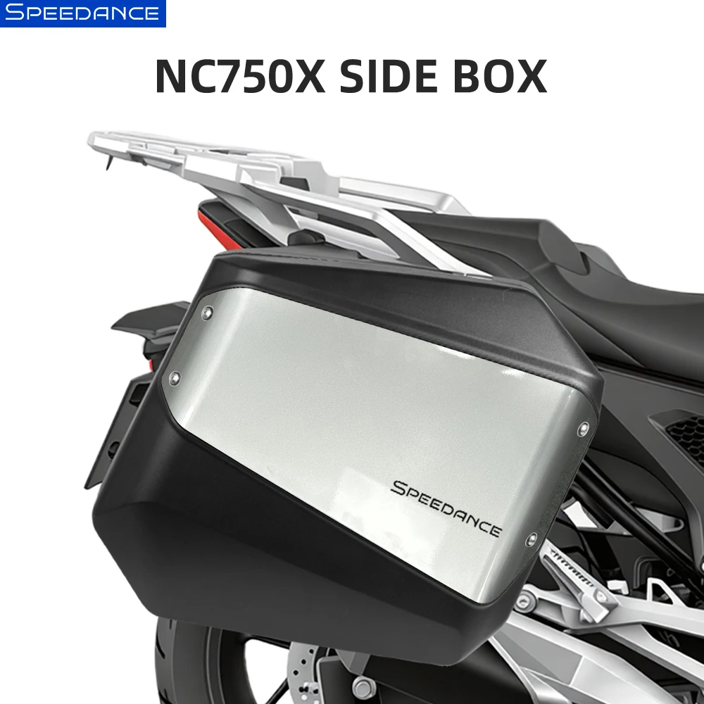 Motorcycle Side Cases for Honda NC750X Quick Release Waterproof Plastic Panniers, Luggage Storage for Moto Travel